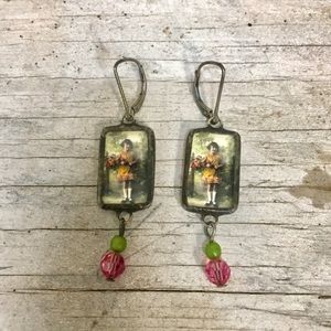 Miniature art earrings